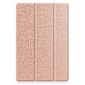 Miniatyrbild 3 av 6: Samsung Galaxy Tab A8 10.5 (2021) Fodral Tri-Fold Shockproof Roséguld