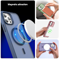 Miniatyrbild 6 av 6: ColorPop iPhone 12 Pro Max Skal CH MagSafe Matt Mörk Blå