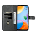 Miniatyrbild 6 av 6: AZNS Xiaomi Redmi 10C Fodral Läder Svart