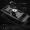 Miniatyrbild 3 av 6: Google Pixel 7 Skal Shockproof Hybrid Ring Armor Svart
