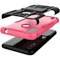 Miniatyrbild 2 av 2: iPhone X/Xs Ultimata stöttåliga skalet med stöd Rosa Pink Rosa