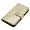 Miniatyrbild 5 av 6: iPhone 16e Fodral Mandala Läder Guld