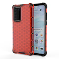 Miniatyrbild 1 av 4: Huawei P40 - Armor Honeycomb Textur - Röd Red Röd