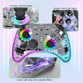 Miniatyrbild 2 av 5: DATA FROG Trådlös RGB Handkontroll För NS/iOS/Android/PC Transparent