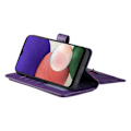 Miniatyrbild 6 av 6: Samsung Galaxy A22 5G - Multifunktionellt Läder Fodral - Lila