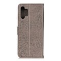 Miniatyrbild 2 av 5: Samsung Galaxy A32 5G - KHAZNEH Läder Fodral - Grå Grey Grå