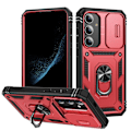 Miniatyrbild 1 av 6: Galaxy S24 Plus Skal CamShield Ring Hybrid Armor Röd/Svart