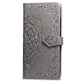 Miniatyrbild 4 av 6: iPhone 7/8/SE (2020/2022) - Mandala Läder Fodral - Grå
