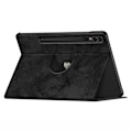 Miniatyrbild 3 av 6: Galaxy Tab S9 Fodral Läder 360° Rotation Svart