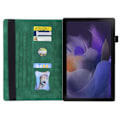Miniatyrbild 5 av 6: Samsung Galaxy Tab A8 10.5 (2021) Fodral Med Frontficka Grön