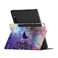 Miniatyrbild 4 av 6: Galaxy Tab S9 Fodral Läder 360° Rotation Cosmic Space