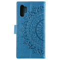 Miniatyrbild 4 av 5: Samsung Galaxy A32 5G - Mandala Läder Fodral - Blå Blue Blå