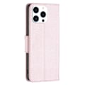 Miniatyrbild 3 av 6: iPhone 15 Pro Fodral Shark Litchi Läder Roséguld