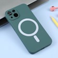 Miniatyrbild 2 av 4: iPhone 14 Plus Skal MagSafe Liquid Silikon Mörk Grön