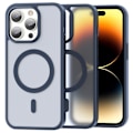 Miniatyrbild 1 av 6: ColorPop iPhone 14 Pro Max Skal CH MagSafe Matt Mörk Blå