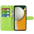 Miniatyrbild 2 av 6: Samsung Galaxy A15 5G Fodral Litchi Läder Grön