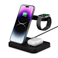 Miniatyrbild 3 av 6: Tech-Protect 3in1 15W Trådlös Laddare Android/Apple Svart