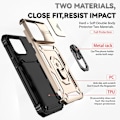 Miniatyrbild 3 av 6: iPhone 15 Pro Max Skal CamShield Armor Ring Guld