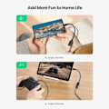 Miniatyrbild 6 av 6: UGREEN USB-C Hane - USB-A 3.0 Hona Adapter Svart