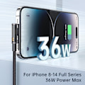 Miniatyrbild 5 av 6: Mcdodo 1.2m 36W USB-C - Lightning Elbow Kabel Svart