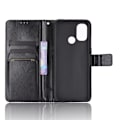 Miniatyrbild 3 av 5: OnePlus Nord N100 - Crazy Horse Läder Fodral - Svart Black Svart