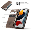 Miniatyrbild 4 av 6: CASEME iPhone 13 Fodral Retro Läder Brun