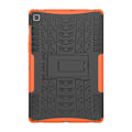 Miniatyrbild 3 av 5: Samsung Galaxy Tab S5e - Rugged Kickstand Armor Skal - Orange Orange