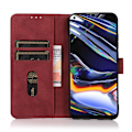 Miniatyrbild 4 av 6: KHAZNEH Xiaomi Redmi Note 11 4G Fodral Retro Läder Röd