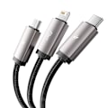 Miniatyrbild 4 av 6: Tech-Protect 1 m 3.5A 3in1 USB-C/Lightning/Micro Kabel UltraBoost