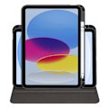 Miniatyrbild 5 av 6: iPad Air 13 2025/2024 Fodral Hybrid Rotation Pennhållare Svart