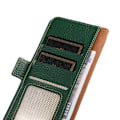 Miniatyrbild 5 av 6: KHAZNEH Xiaomi 14 Ultra Fodral RFID Litchi Äkta Läder Grön