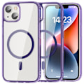 Miniatyrbild 1 av 6: ColorPop iPhone 14 Skal CH MagSafe Transparent/Lila