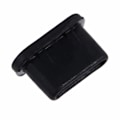 Miniatyrbild 5 av 6: Dammplugg För USB-C Port Silikon Svart