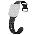 Miniatyrbild 1 av 2: Apple Watch 38/40/41 Klockarband Leopard Grå/Svart