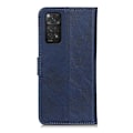 Miniatyrbild 3 av 6: Xiaomi Redmi Note 11 4G Fodral Solid Läder Blå