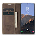 Miniatyrbild 2 av 6: CASEME Galaxy S24 Fodral Flip Retro Läder Brun