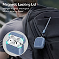 Miniatyrbild 2 av 6: ESR AirPods 4 Skal MagSafe Orbit HaloLock Blå