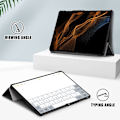 Miniatyrbild 4 av 6: Samsung Galaxy Tab S9 Ultra Fodral Tri-Fold Svart