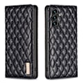 Miniatyrbild 1 av 6: Samsung Galaxy A35 5G Fodral Flip Diamond Läder Svart