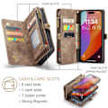 Miniatyrbild 5 av 6: CASEME iPhone 16 Pro Fodral Multifunktionell Brun