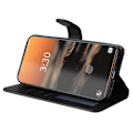 Miniatyrbild 3 av 6: Samsung Galaxy S23 Ultra Fodral Läder Svart