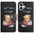 Miniatyrbild 1 av 6: iPhone 16 Plus Fodral Med Tryck Dont Touch Bear