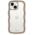 Miniatyrbild 1 av 4: holdit iPhone 15 Plus / 14 Plus Skal Wavy Mocha Brown Transparent