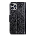 Miniatyrbild 3 av 6: iPhone 15 Pro Fodral Läder Nappa Textur Svart