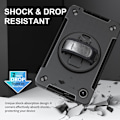 Miniatyrbild 4 av 6: Samsung Galaxy Tab A9 Skal 360 Rotation Shockproof Med Rem