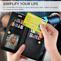 Miniatyrbild 6 av 6: iPhone 15 Multifunktionellt Fodral Svart