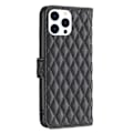 Miniatyrbild 5 av 6: iPhone 16 Pro Fodral Diamond Läder Svart