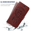 Miniatyrbild 5 av 5: Xiaomi Redmi 9T - Dream Catcher Läder Fodral - Brun Brown Brun
