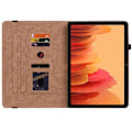 Miniatyrbild 6 av 6: Samsung Galaxy Tab A7 10.4 Fodral Vävd Textur Blå/Rosa