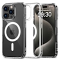 Miniatyrbild 1 av 5: Tech-Protect iPhone 16 Pro Skal MagSafe FlexAir Hybrid Transparent